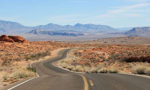 Photo of road in the US.
