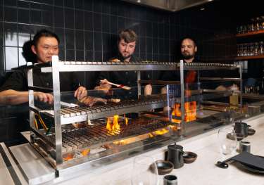 Robata grill.