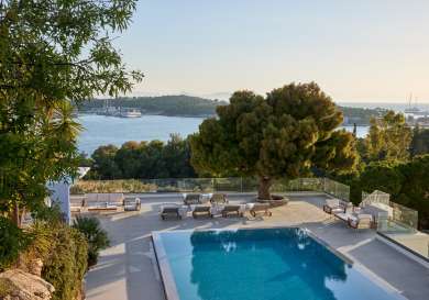 Roc club pool view.