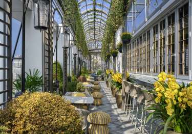 Rooftop bar at andaz shanghai.