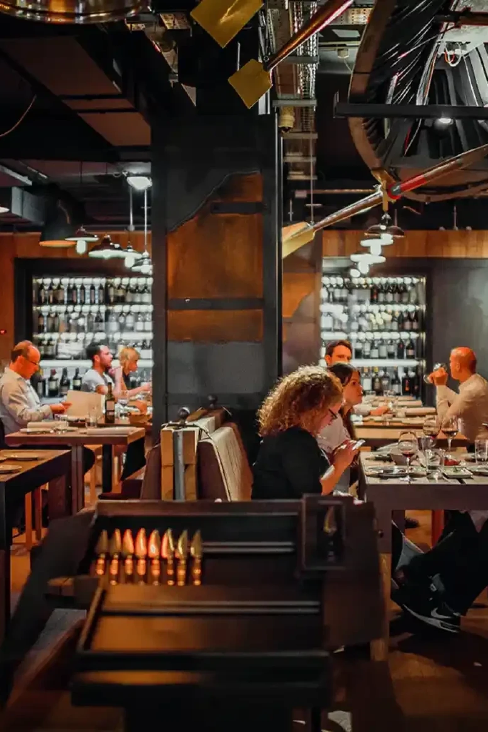 interiors of sagardi restaurant