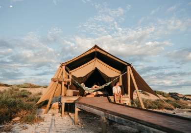 Sal salis tent hammock.