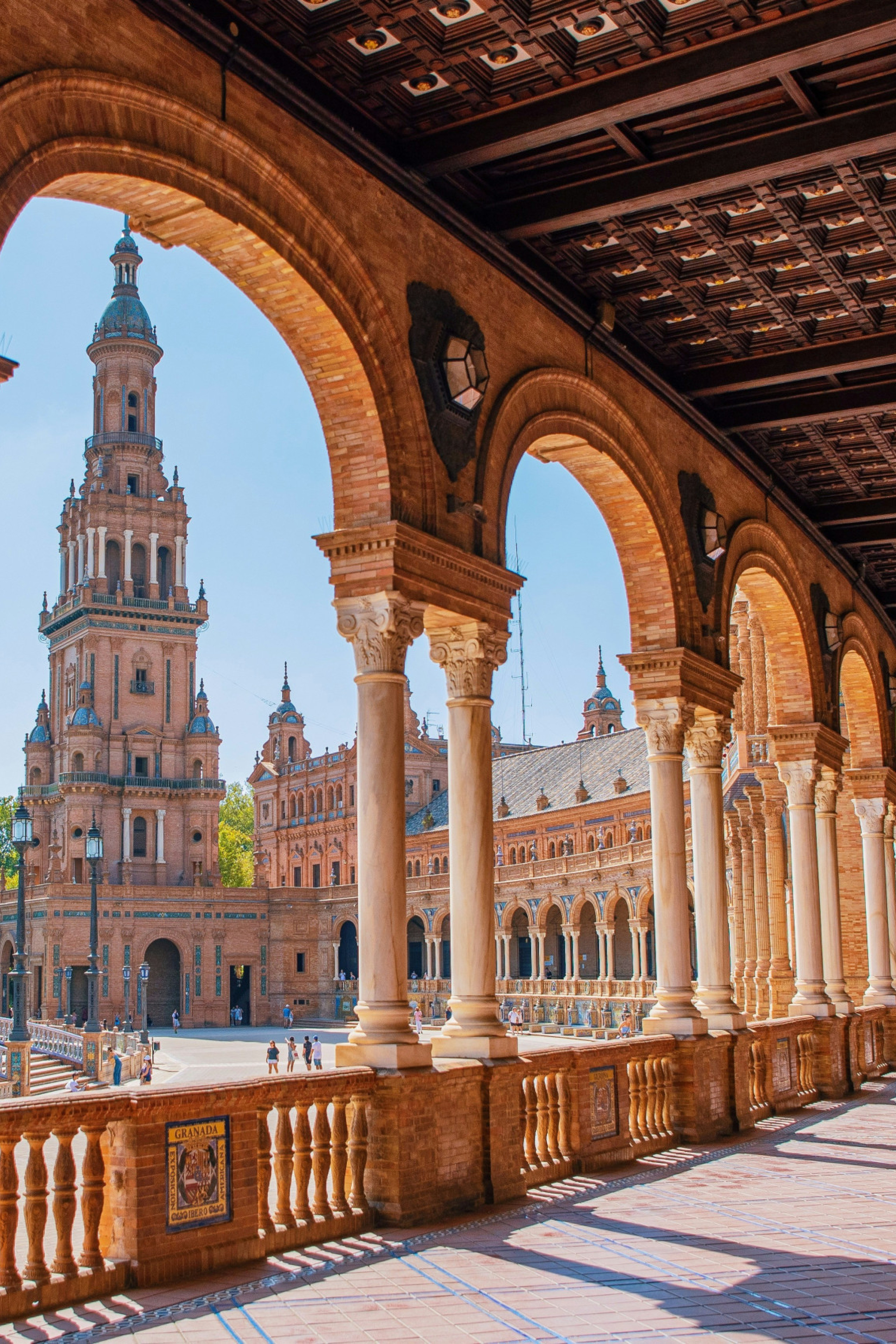 photo of plaza de espana in seville