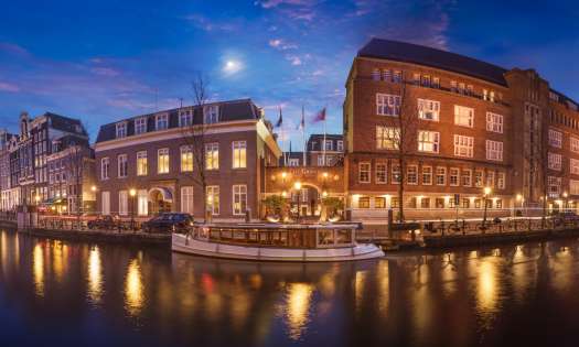 Exterior view of sofitel legend the grand amsterdam.