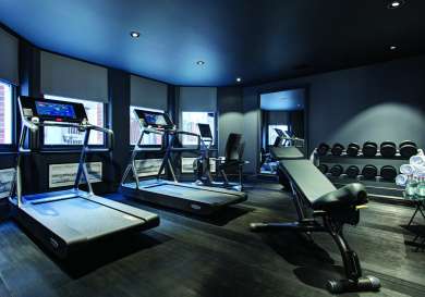 The franklin hotel fitness centre.
