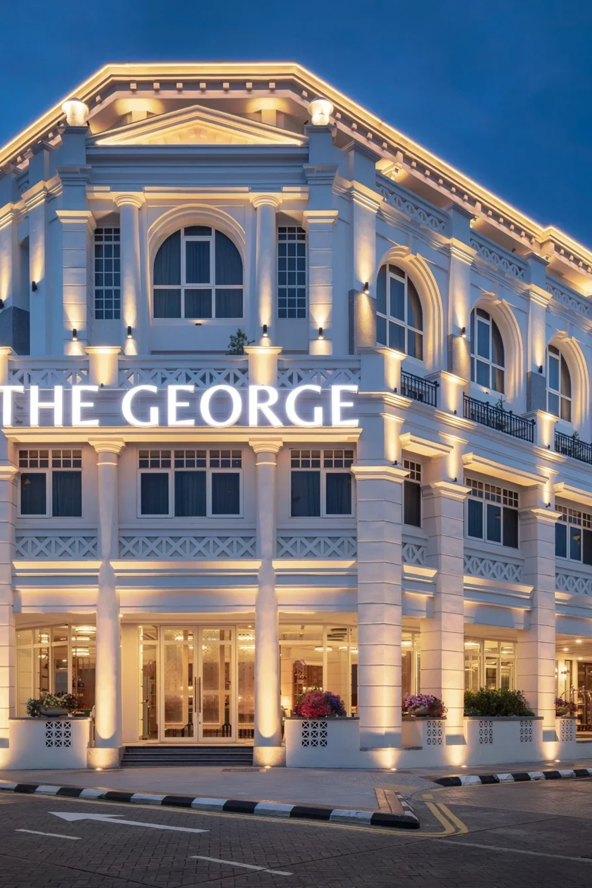 exterior photo of the george penang hotel 