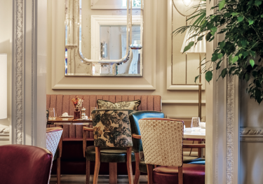 The lalee restaurant interior.