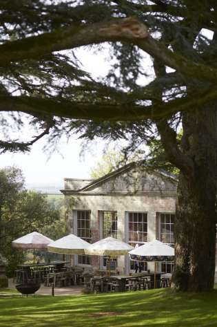 Exterior view of the pig at combe.