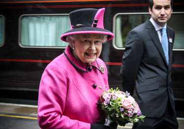 The queen and duke of edinburgh.