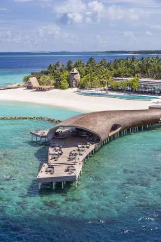 Whale bar at st regis maldives.
