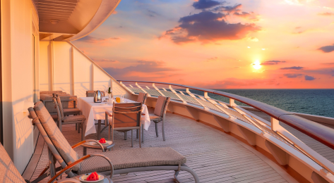 The world balcony sunset.