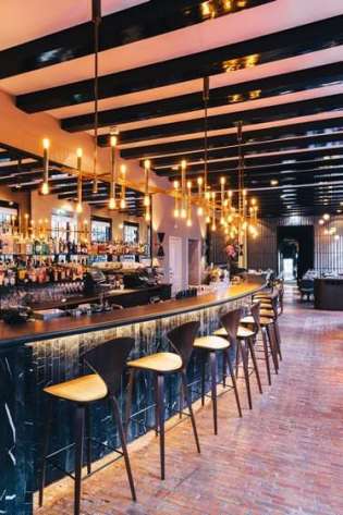 The dylan amsterdam: a hidden boutique hotel bar.
