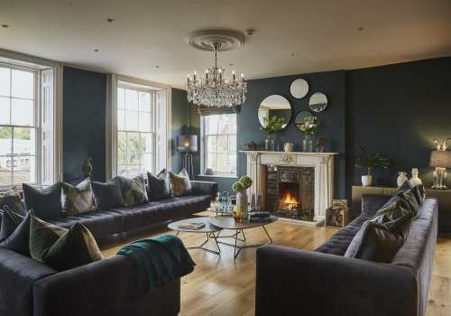 A fully refurbished Edgar House in the heart of Chester living room.