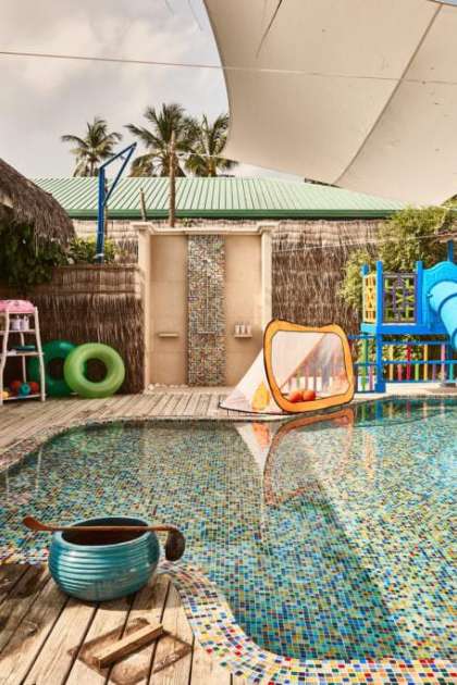 The maldives edition finolhu pool spa.