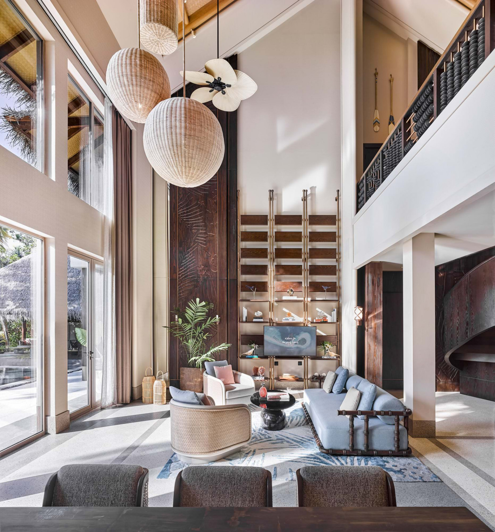 Four Bedroom Beach Residence Living Room
