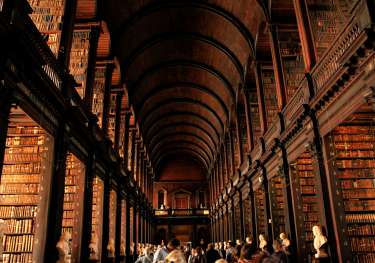 Trinity college library .