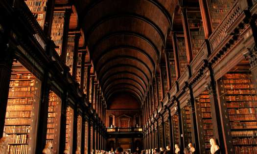 Trinity college library .