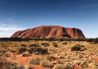 Photo of uluru.