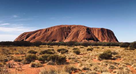 Photo of uluru.