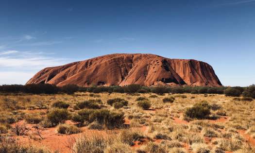 Photo of uluru.