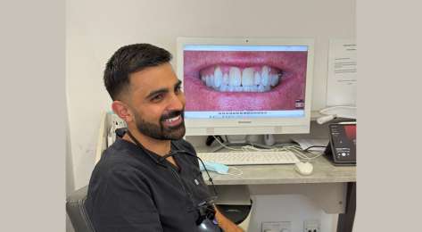 Dr jinesh thakrar inside harley street smile clinic.