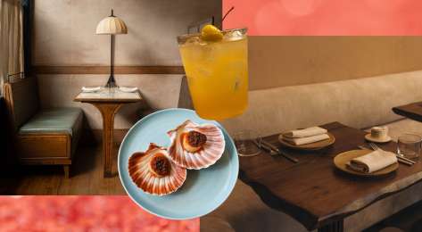 Composition of restaurants in London.