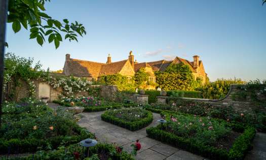 Rose garden at whatley manor .