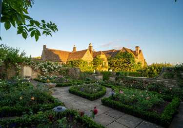Rose garden at whatley manor .