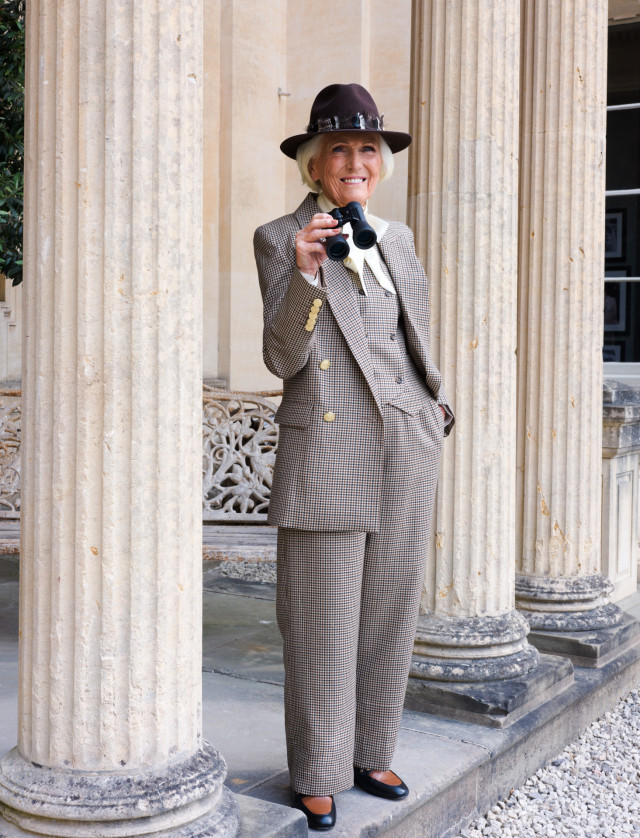 Dame Mary Berry wears Holland Cooper 