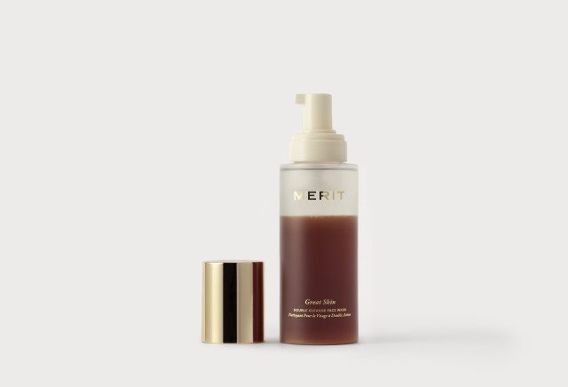 face cleanser with lid off