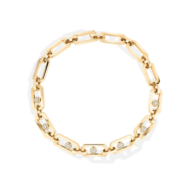 valerie messika gold and diamond chain necklace