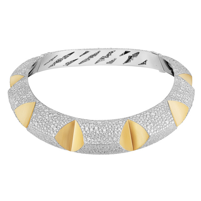 valerie messika gold and diamond bracelet