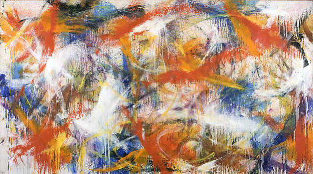Norman Bluhm, Untitled, 1959 Oil on canvas 60 by 108 inches