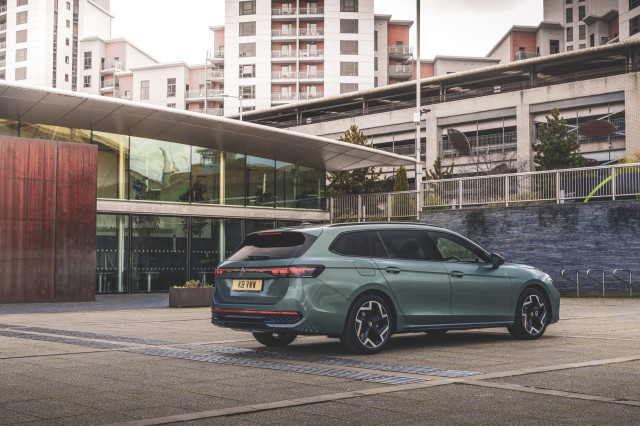 vw passat ehybrid car parked outside