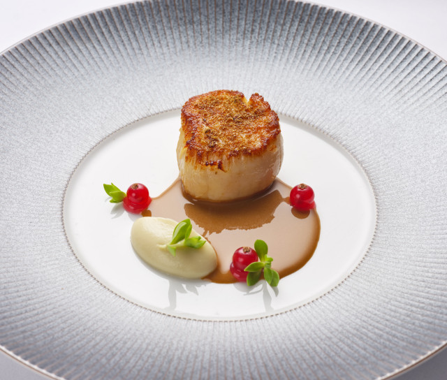 dish at ormer restaurant 