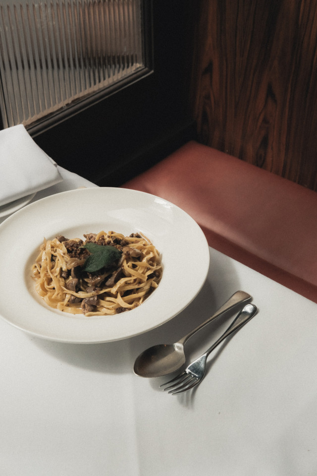 bowl of pasta at osteria vibrato