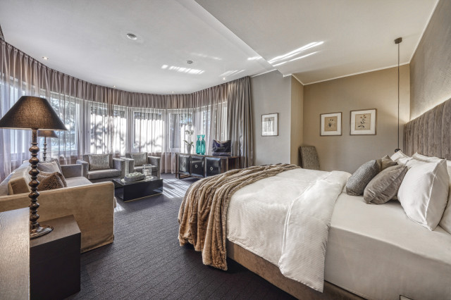 villa eden suite with neutral tones