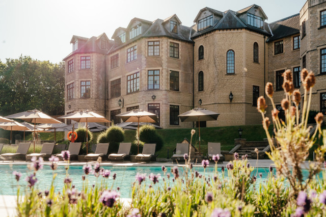 outdoor hotel pool 
