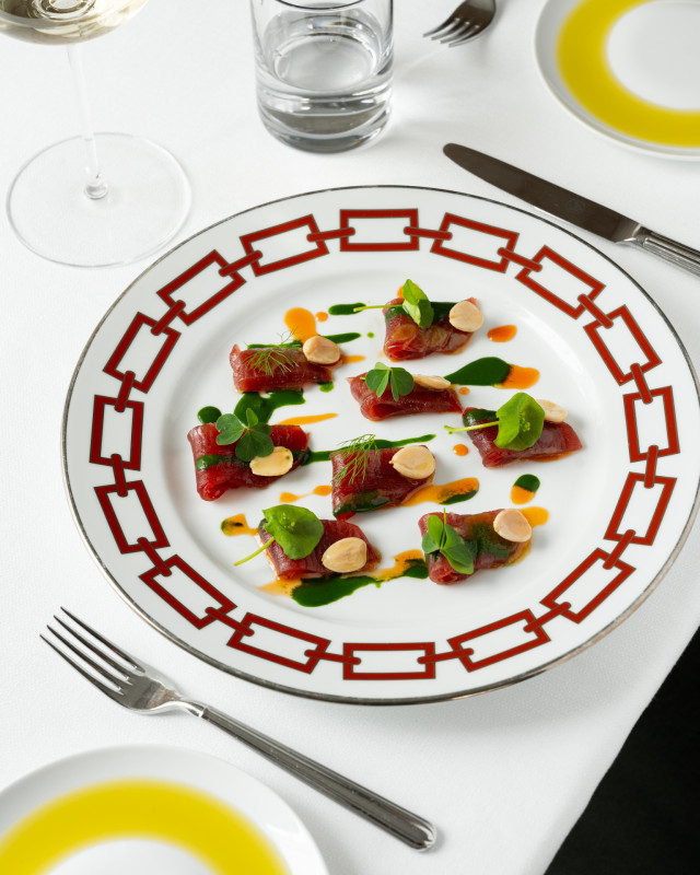 red tuna sashimi dish at venice hotel 