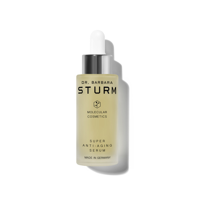 dr barbara sturm serum in a glass bottle