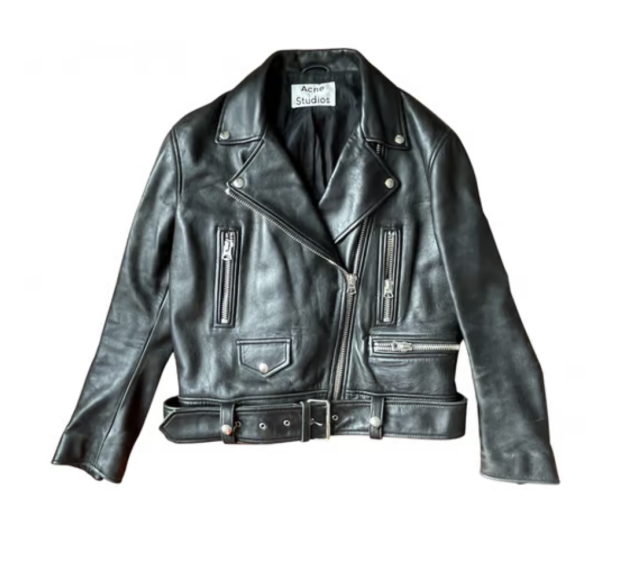 ACNE STUDIOS Leather Biker Jacket - Vestiaire Collective