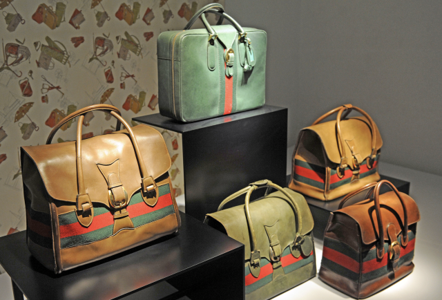 Gucci 1960s Leather Travel Bags