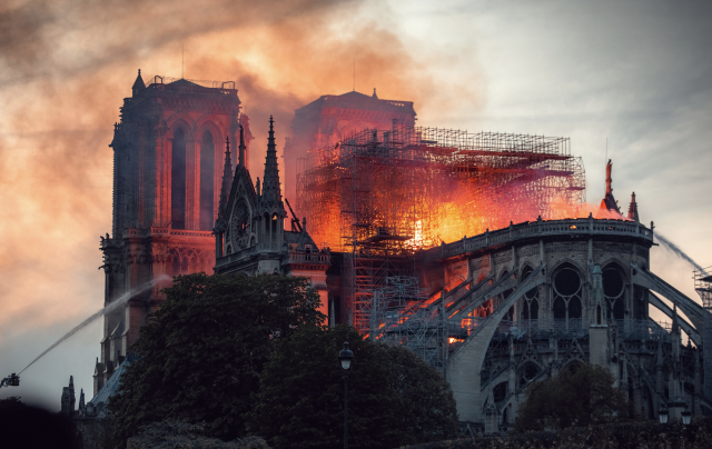 Fire of Notre Dame, 2019