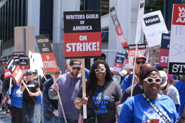 2023 Writers Guild of America strike began on May 2nd, 2023, over an ongoing labor dispute with the Alliance of Motion Picture and Television Producers (AMPTP).