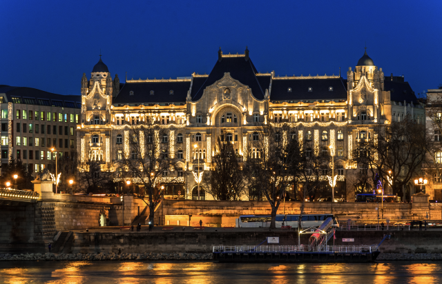 The Four Seasons Hotel Gresham Palace in Budapest, Hungary