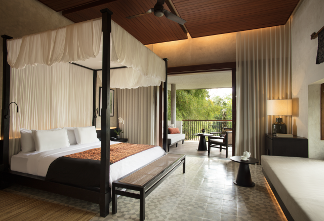 Terrace Tree Villa Master Bedroom at Alila Ubud.
