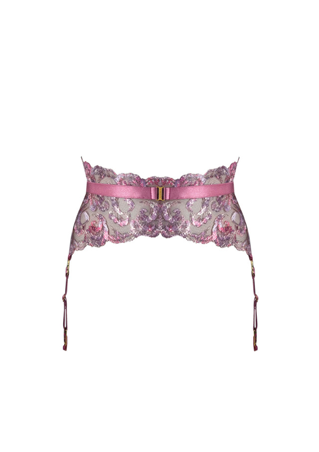 suspender in raspberry pink 