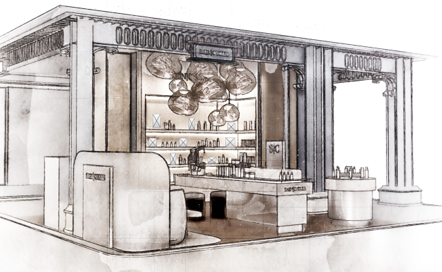 skin cycles shop front drawing 