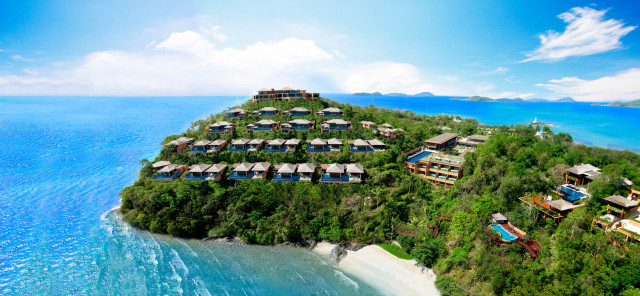 aerial view of sri panwa resort