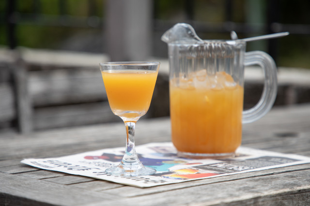 rum swizzle cocktail with jug 